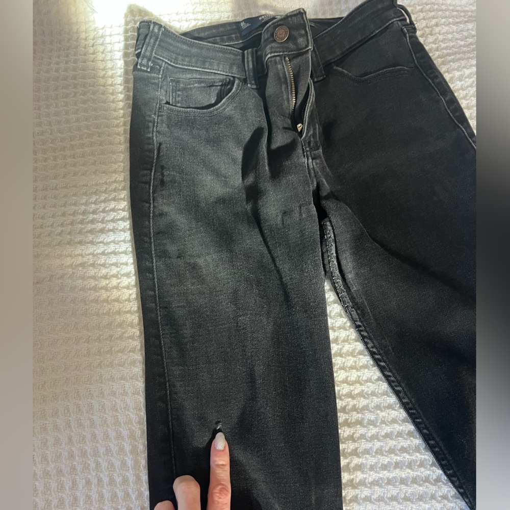 Hollister washed black Bootcut Jeans 28L - Picture 3 of 6